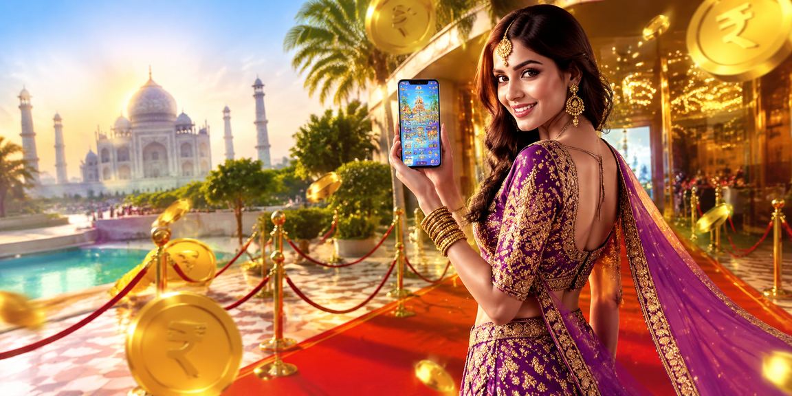 Mobile betting interface with cricket and casino options